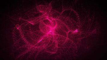 Abstract form particle and motion background. video