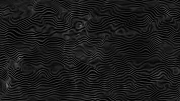 Liquid background. Wave concept. Abstract digital black and dynamic wave. Abstract background. 4K, looped video