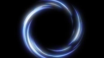 Portal, abstract background. Tunnel concept, cyberspace. Glowing spiral circle. Plasma ring. Animation of abstract energy. Burning energy. Background animation of an energy ball. video