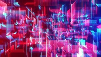 Technological digital cyberspace, HUD infographic technology data analysis and digital data network. video