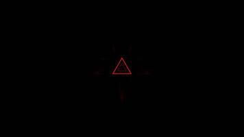 White and Red Strobe Flashing Geometric Background VJ Loop in 4K video