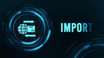 Import Flickering Text With HUD Animation video