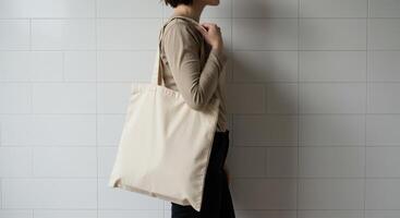 Minimal Duffel Bag Side View photo
