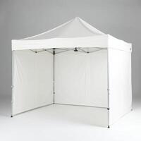 White Pavilion Tent for Weddings for mockup photo