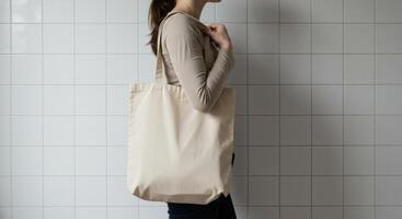 Elegant Travel Bag In Studio Light photo