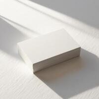 Minimal ID Card Stack Side View photo