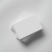 Square Edged Name Card Mockup photo