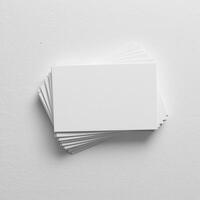 Name Tag Set In White Scene photo