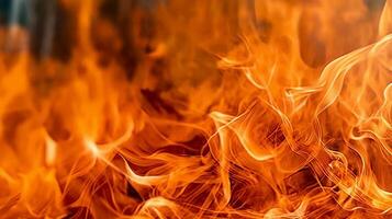 orange flames in motion photo