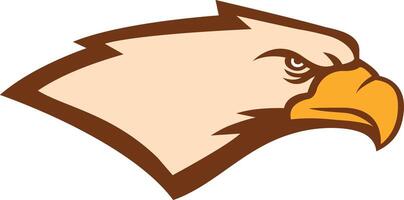 hawk team badge design vector