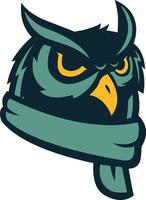 owl head team icon vector