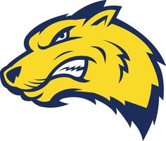 wolverines sports design vector