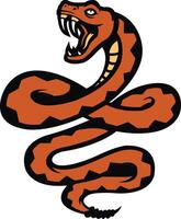 snake team logo design vector