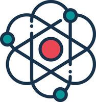 planets and lab icons vector