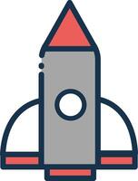 space tools icon bundle vector