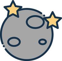 space data icon pack vector