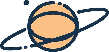 telescope and lab icons vector