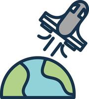 cosmic research icon set vector