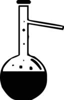 white labware icon set vector