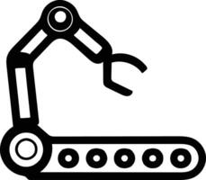 robot grip symbol icon vector