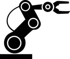 robot manipulator icon set vector