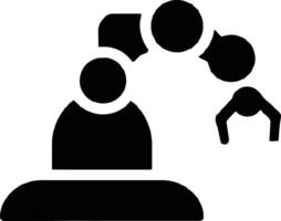 tech hand symbol icon vector