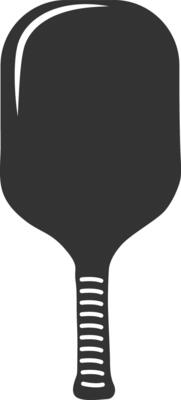 pickleball racket icon silhouette