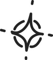 childish hand drawn elements from outer space vector