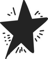 galactic sketches with planets, rockets, and hand drawn lines vector
