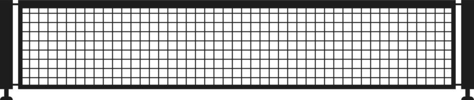 dual pickleball net icon vector