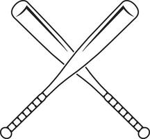 softball and baseball icon bundle vector