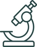 microscope symbols for lab vector