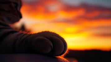 A cat's paw photo
