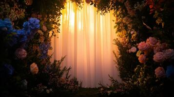 Enchanted Garden Photography Backdrop photo
