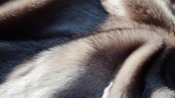 A close up of a fur blanket photo