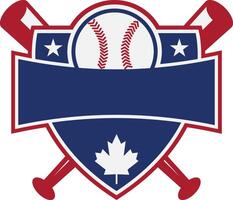 baseball patch template vector