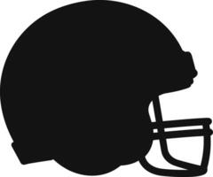 football helmet silhouettes vector