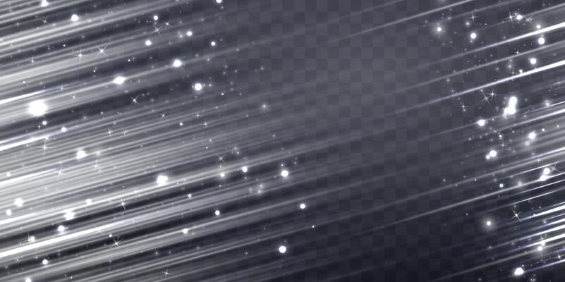 White speed rays, light neon flow, zoom in motion effect, silver glow speed lines, colorful light trails, stripes. Abstract background.