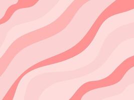 A pink and red striped background with a pink and red wave pattern vector