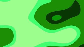 Fluid green shapes blending with abstract geometric patterns for versatile design use video