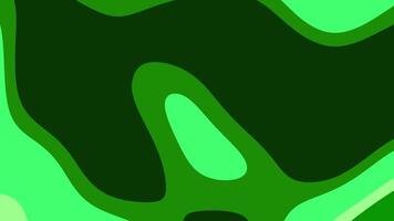 Abstract green shapes create a wavy textured background ideal for graphic design projects requiring a dynamic and vibrant aesthetic Suitable for presentations posters and website backgrounds video