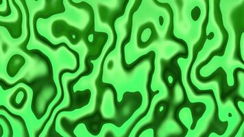 Green abstract pattern featuring fluid organic shapes and smooth texture details video