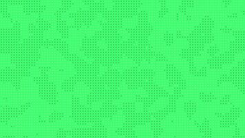 Simple green halftone pattern showcasing small black dots on seamless layout video