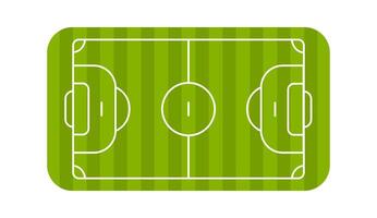 Soccer field scheme representing a playground for playing football vector
