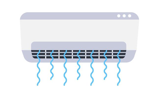 Air Conditioner Blowing Cold Air into Room
