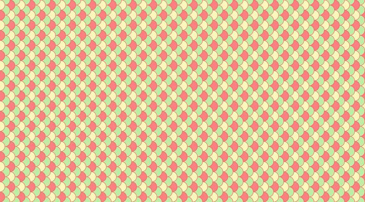 Charming pastel pink and green geometric pattern. Perfect for backgrounds, textiles, or branding.