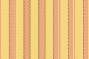 Elegant pastel yellow and peach vertical stripes pattern. Perfect for textile designs, wallpaper, website backgrounds, or any project needing a classic, sophisticated touch. vector