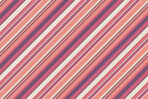 Elegant diagonal stripes in coral, cream, and mauve create a timeless, versatile pattern. Perfect for textile design, website backgrounds, or branding projects. vector