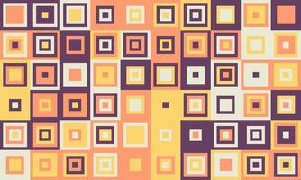 Abstract geometric pattern of colorful squares. Ideal for backgrounds, website design, textiles, and modern branding. This vibrant, retroinspired image evokes feelings of energy and creativity. vector