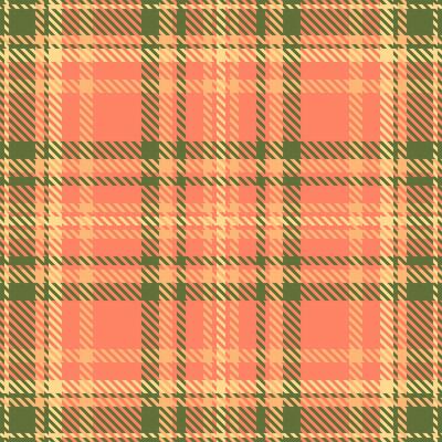 Elegant coral and olive green plaid pattern. Perfect for textile design, fashion, home decor, or website backgrounds. Subtle texture adds depth and sophistication.
